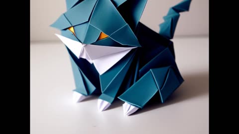 Origami Cat Picture ☯️