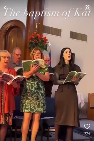 Katherine Von Drachenburg baptism day