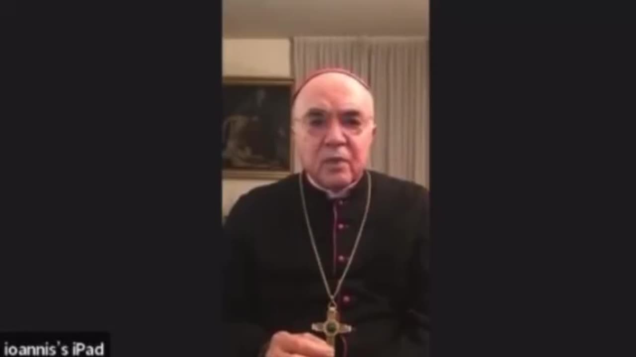 Archbishop Carlo Maria Vigano - WEF has either direct control or blackmailed world leaders