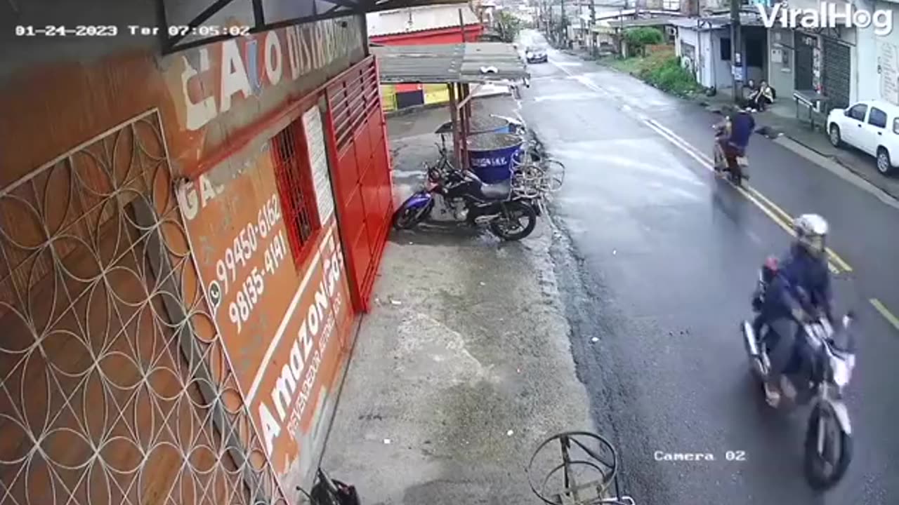 perfect throw and perfect catch of garbage