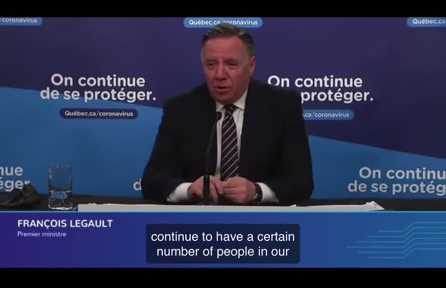 ▶ EXTRAIT-RQ + LIENS parus (1er Fév 22) : Legault - We have to accept more deaths...