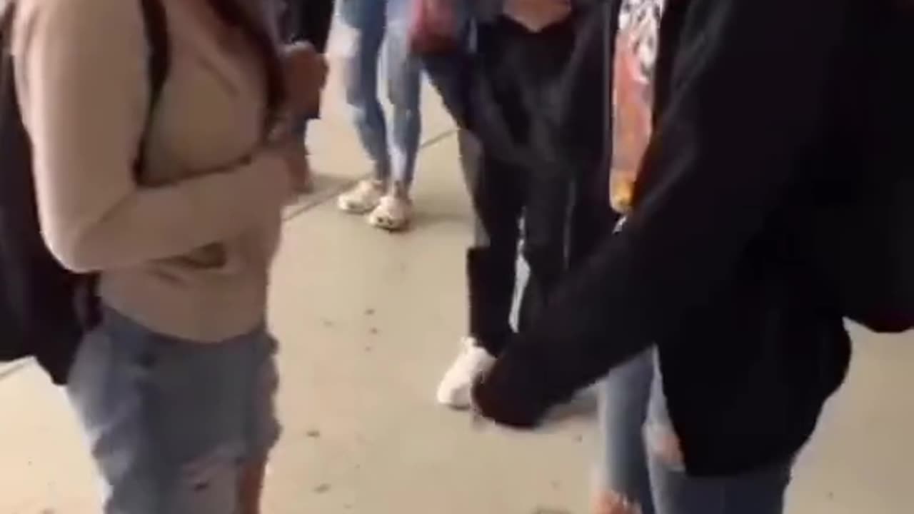 Girls Almost Fight Over Boy