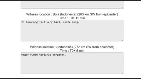 Very Strong Earthquake With Damage M 6.5 Bawean island, Paciran, Indonesia