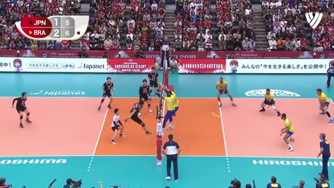 NISHIDA Powerfull Spike 20 Times Shocked the World