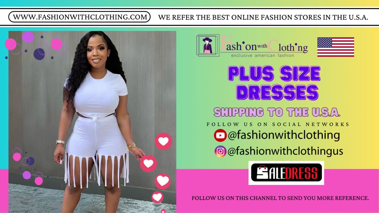 Top 10 Plus Size Dresses / Fashion with Clothing / Saledress.com / August 2023 / #02