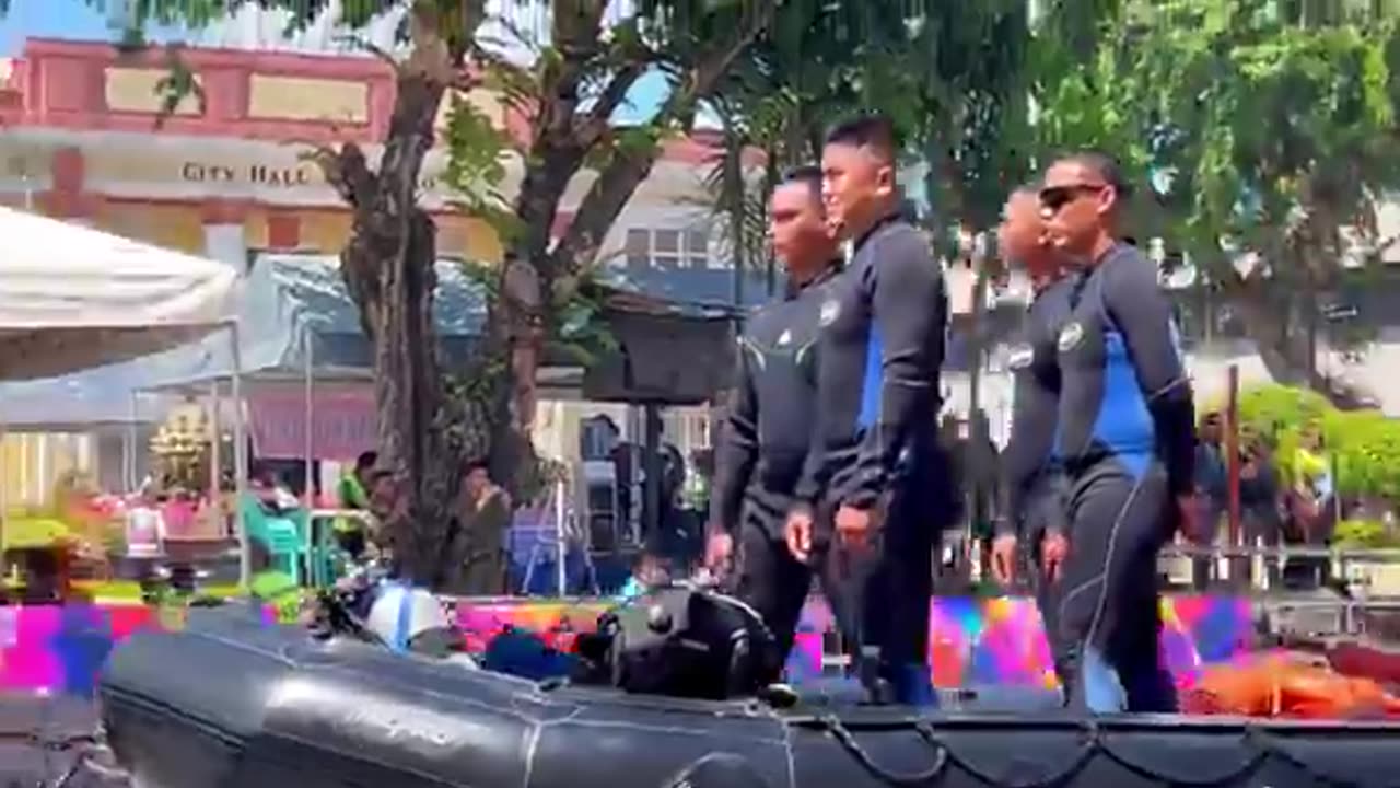 Military Parade - Parada Dabawenyo Araw ng Dabaw, Philippines .