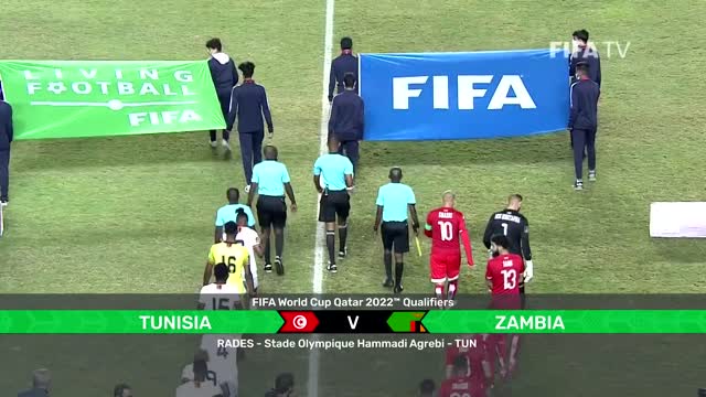 Tunisia v Zambia FIFA World Cup Qatar 2022 Qualifier Match Highlights