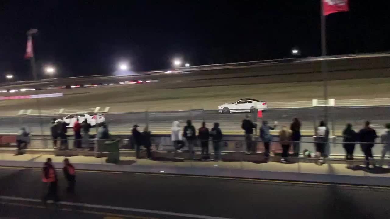 Ford Mustang at Roll Racing Brisbane