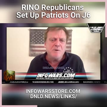 Alex Jones & Patrick Byrne: Feds & RINOs False Flagged The J6 Mostly Peaceful Protest - 7/22/23