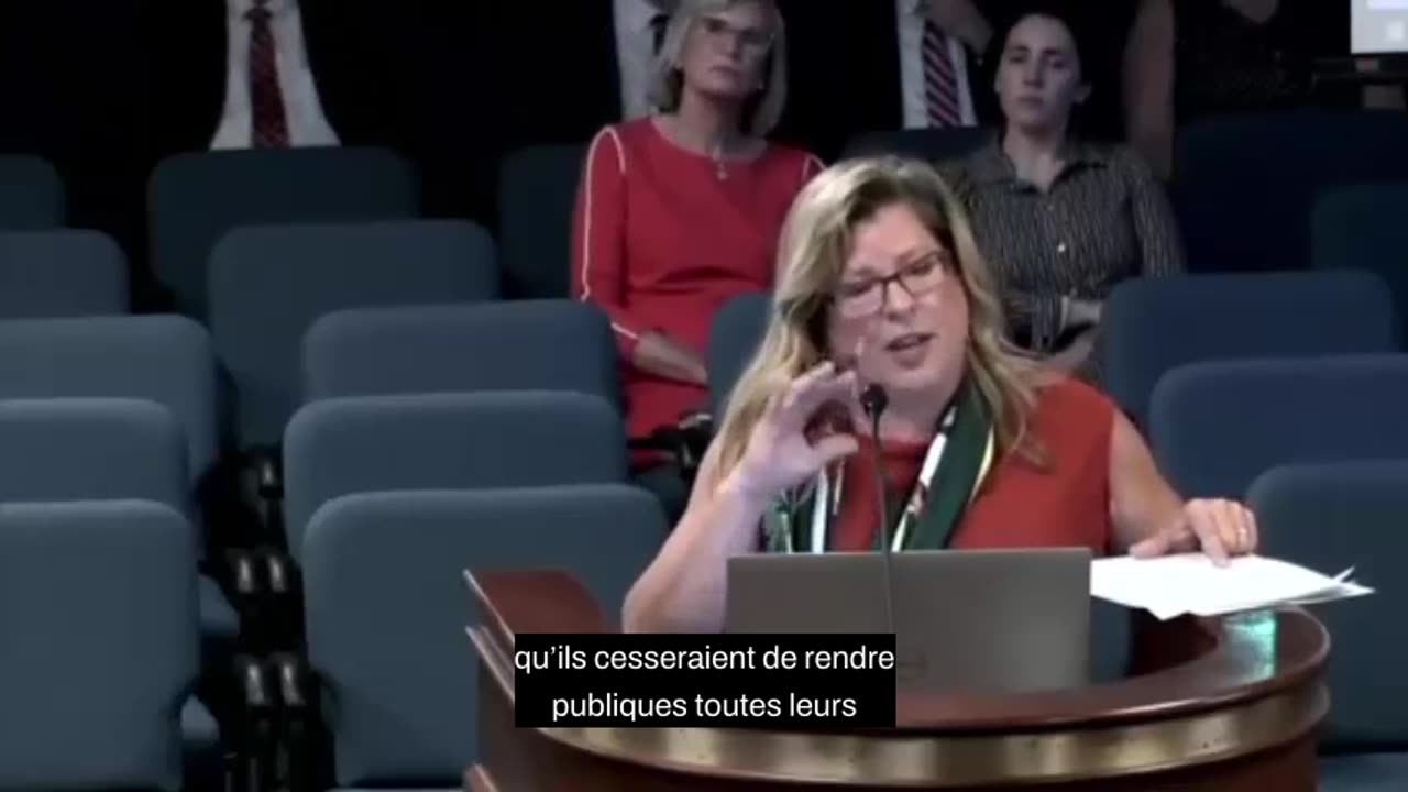 Docteur Janci Lindsey, toxicologue, audience sénat - ARNm