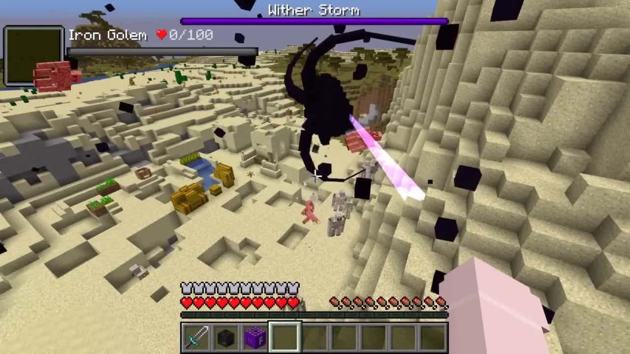 Herobrine vs Wither Storm 7 STAGE in minecraft part 6 creepypasta