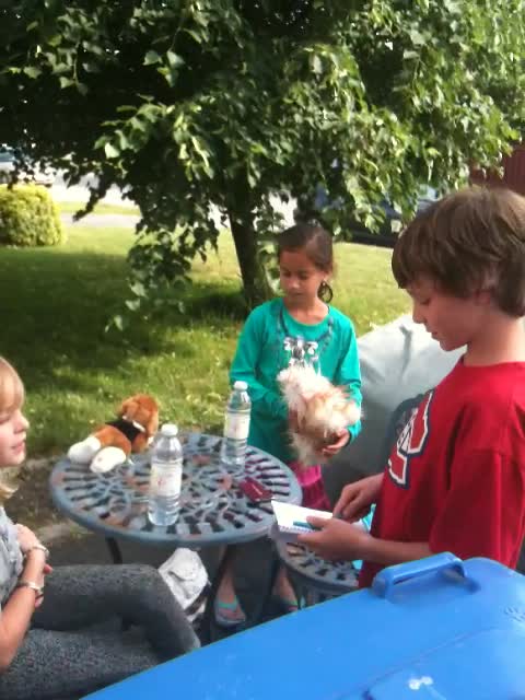 Matthew's first waitering job