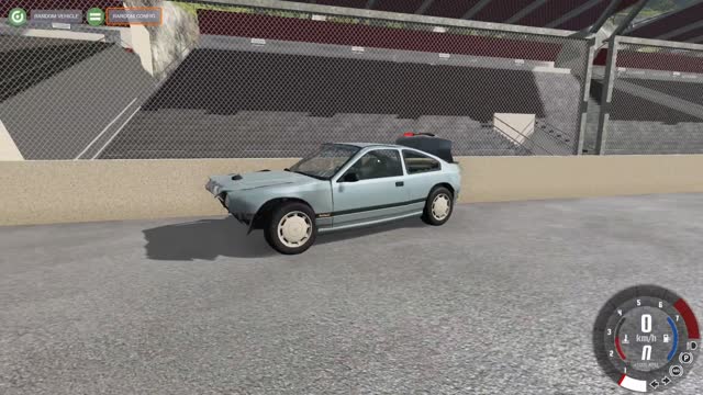 Car and Stairs Jump Down #76 😎 Beamng Drive Game 🚘🏁🛻 Car Crashes CLIP