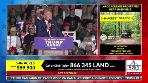 President Donald J. Trump Holds a Rally in Las Vegas, NV - 9/13/24