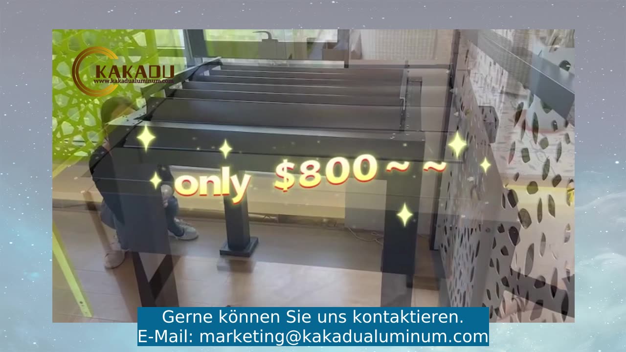 Best Mini manual louver pergola Factory Price -