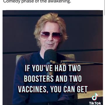 Comedy phase of the awakening.