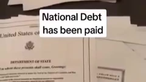 National Debt Paid In Full 2017