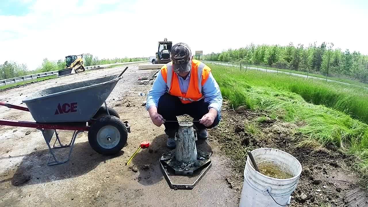 Slump Test for Fresh Concrete