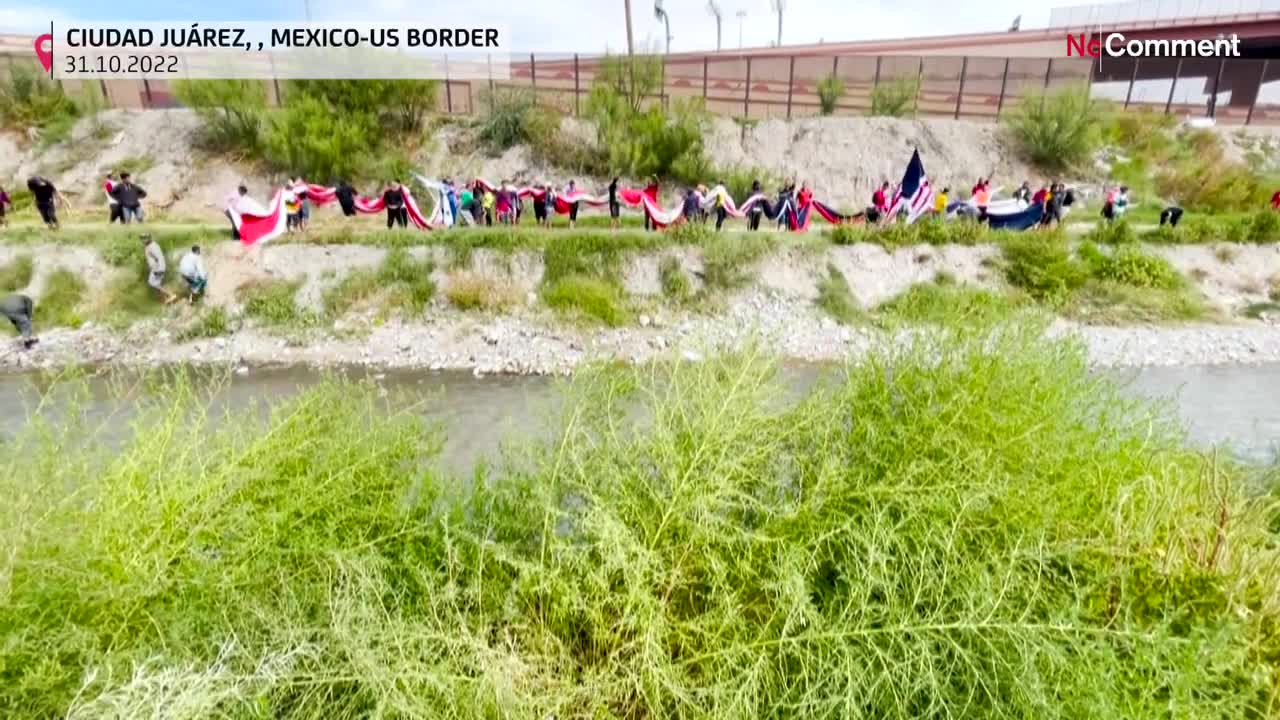 Watch: Venezuelan migrants repelled by rubber bullets at US border