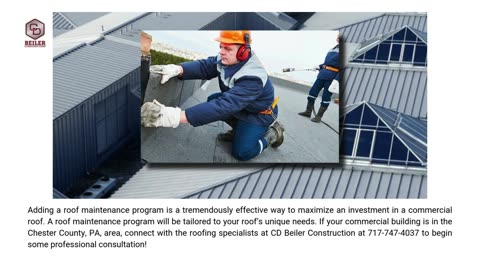 Roof Maintenance Program Chester County PA