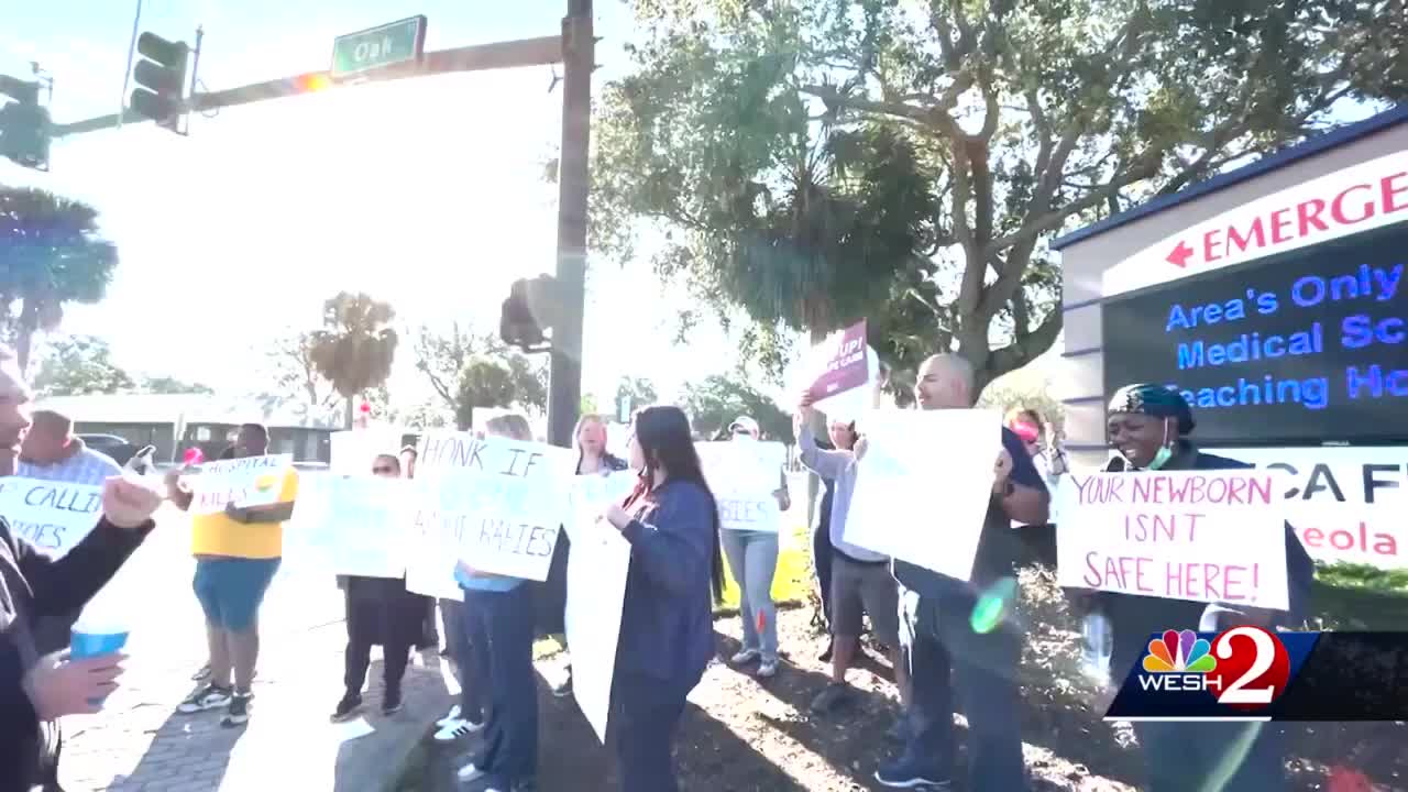 Nurses rally to keep newborn nursery unit open at Osceola County hospital