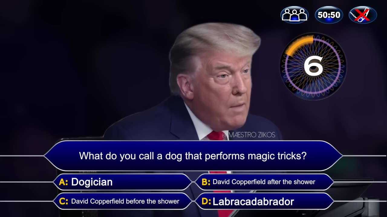 TRUMP & BIDEN - WHO WANTS TO BE A MILLIONAIRE