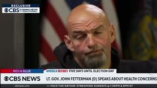 Fetterman: “I’m absolutely sit to serve.”