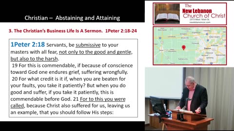 A Christian According To Peter. Lesson 4. Abstaining and Attaining