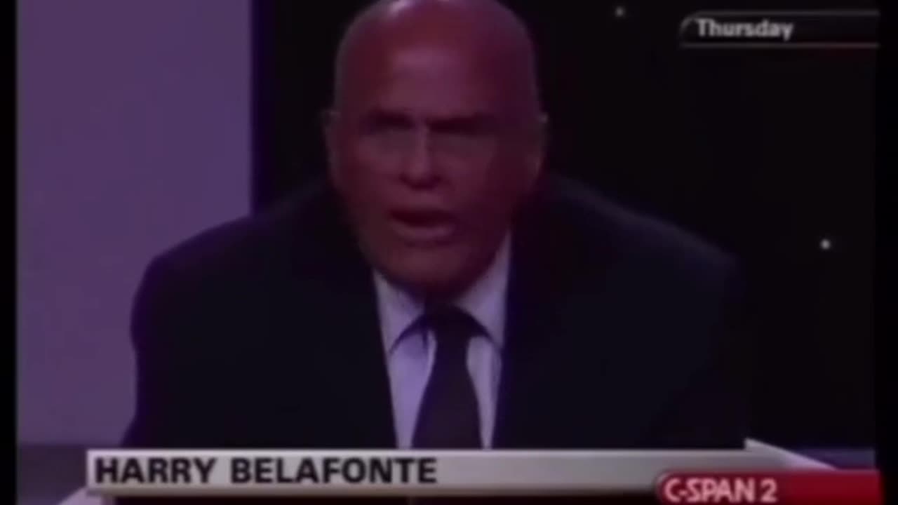 Harry Bellafonte puts them in their place.