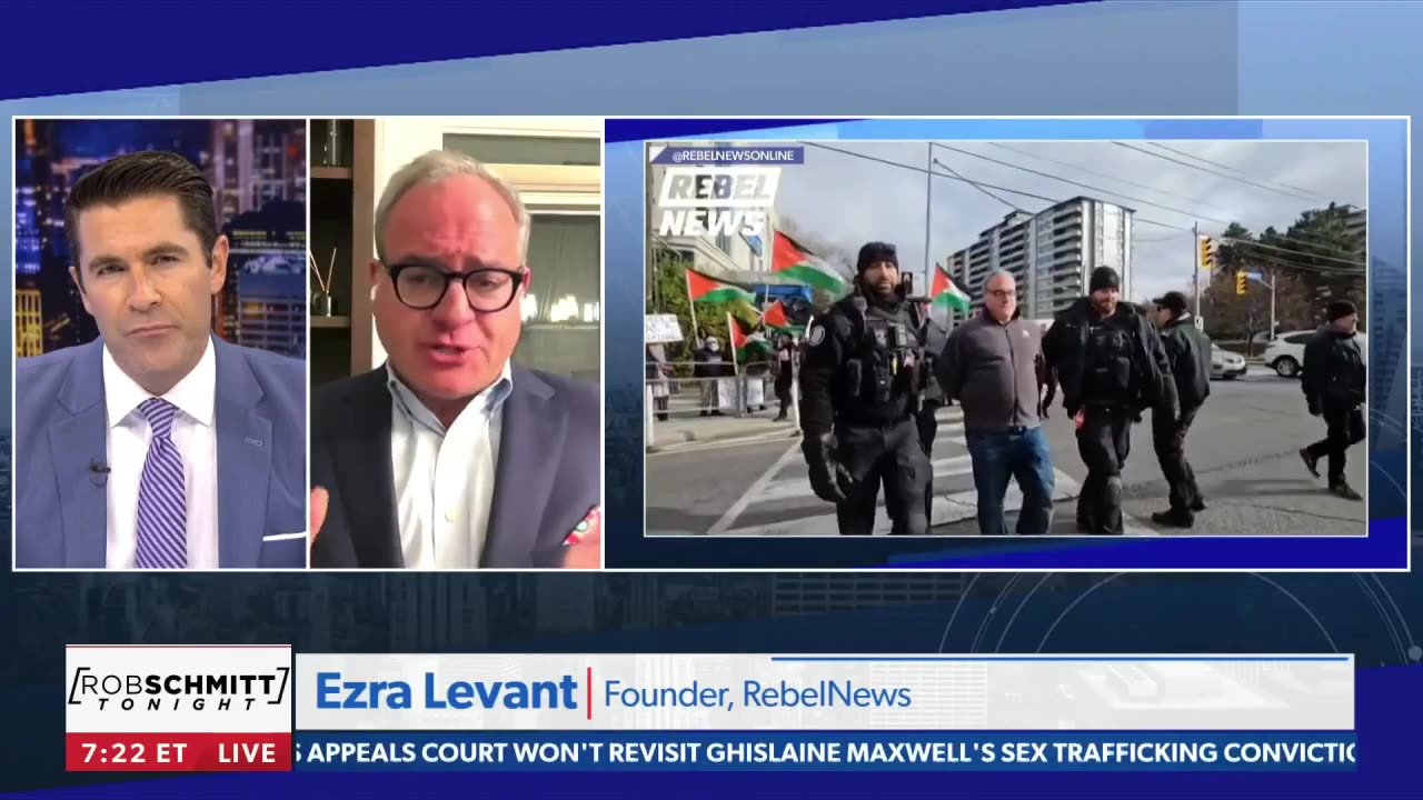 Woke Canada cops aid pro-Hamas mob, arrest journalist Rebel News founder Ezra Levant