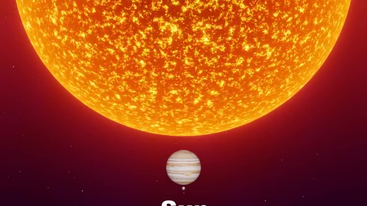 The SUN VS The Largest Star In The Universe