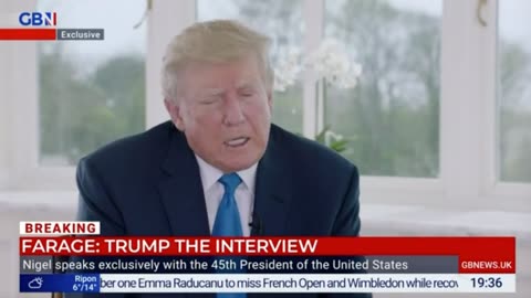 Trump, "Do you think you will win next year?" Trump responded, "I think we have a very good chance."