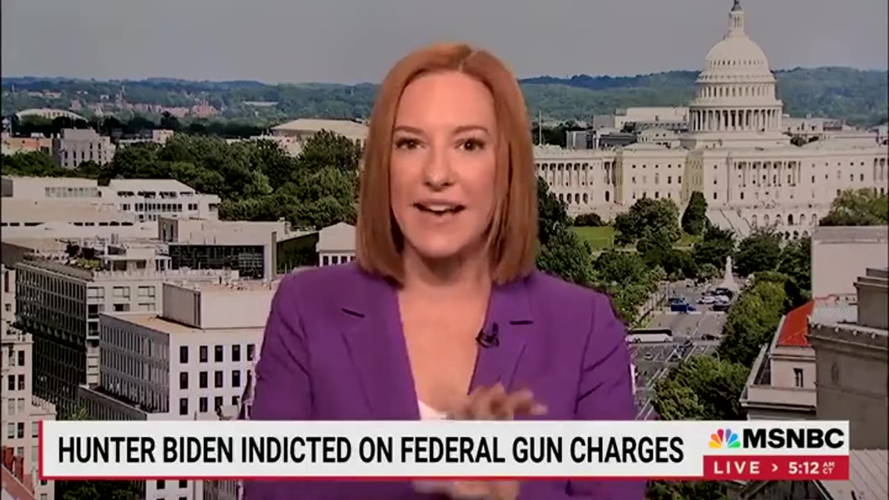 Jen Psaki Says Biden Is Just A 'Heartbroken President' As He Watches His Son Get Indicted