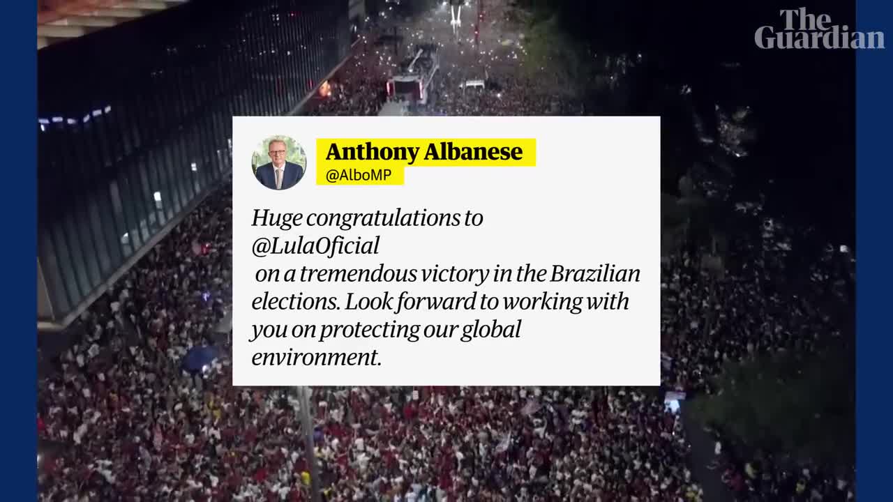 'We need Lula': Brazilians celebrate leftist leader's narrow victory