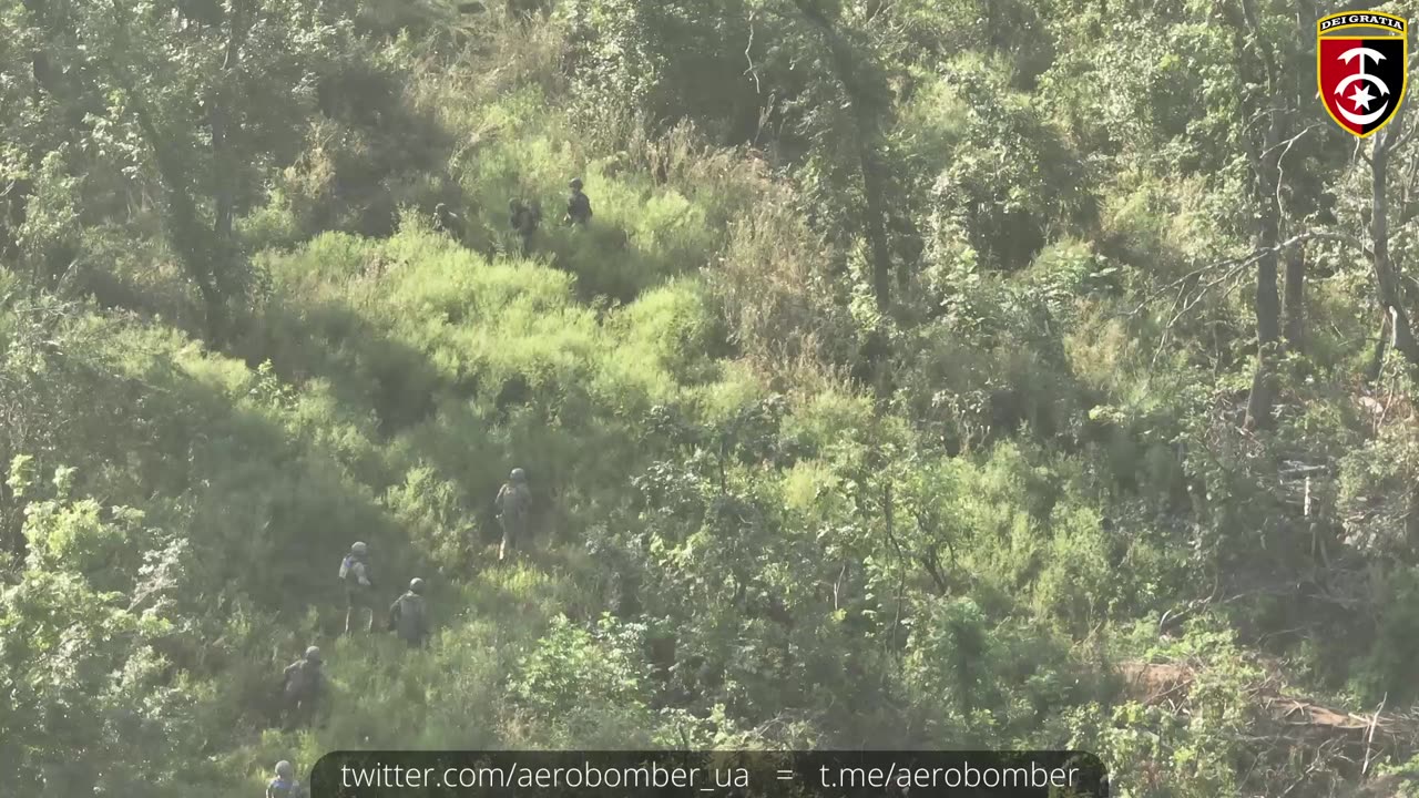 Russians walk right by 30th Brigade in thick brush