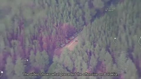 The video shows what preceded the offensive on Balaklia. The OCHI unit calculated the arsenal of t