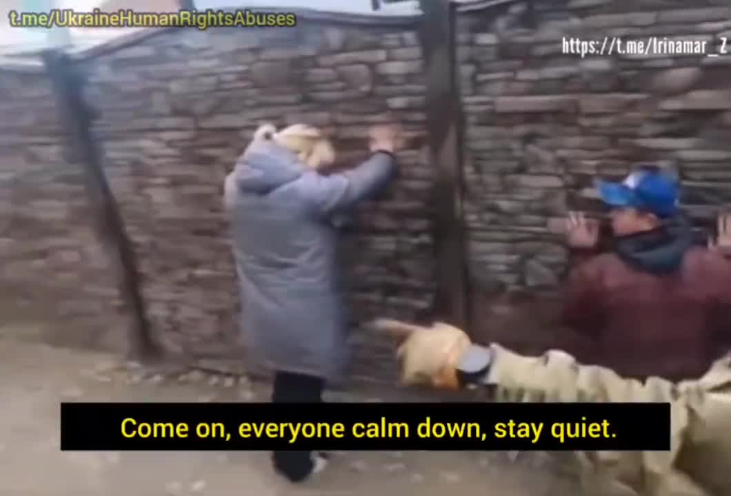 Ukrainian radicals filtration of "collaborators" in Kherson