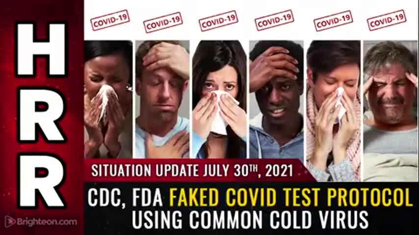 BIG PHARMA FRAUD #2: CDC, FDA FAKED COVID TEST PROTOCOL USING COMMON COLD VIRUS