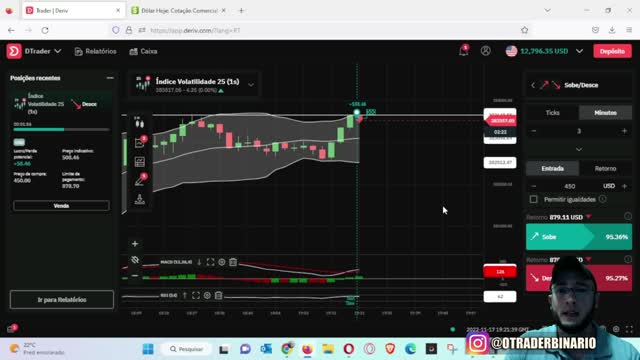 ✅ DAY TRADE DERIV.COM CONTA REAL - R$1.220,80 ESTRATÉGIA TRADER BINÁRIO - MELHOR ESTRATÉGIA MANUAL!