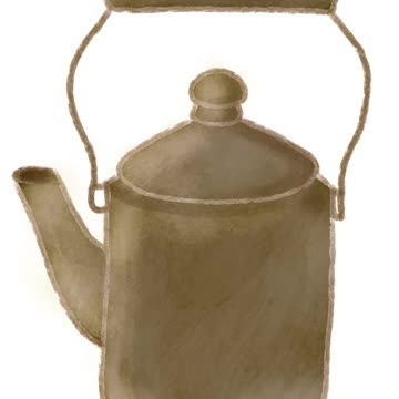 I draw a jug in the old style