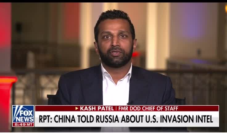 Kash Patel on Biden Sharing Classified Intel with China