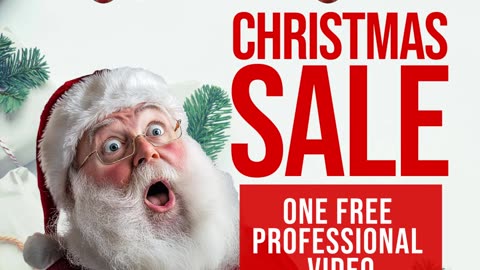 Get A Free Professional Video This Holiday Season!