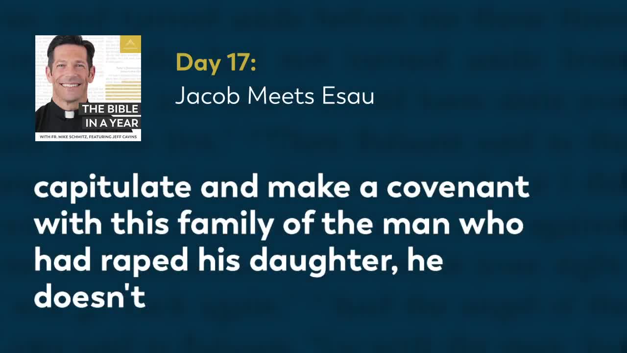 Day 17: Jacob Meets Esau — The Bible in a Year (with Fr. Mike Schmitz)