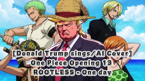 [Donald Trump sings/AI Cover] One Piece Opening 13 The ROOTLESS - One day