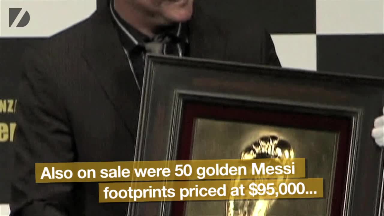 Messi's Solid Gold Foot