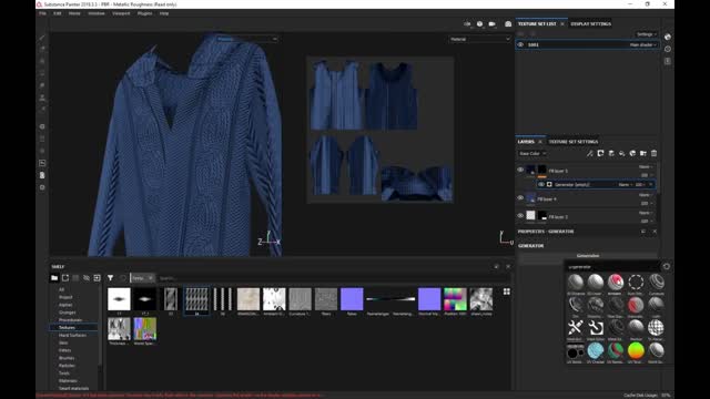 A Substance Painter master teaches you how to make an exquisite plush knitted coat