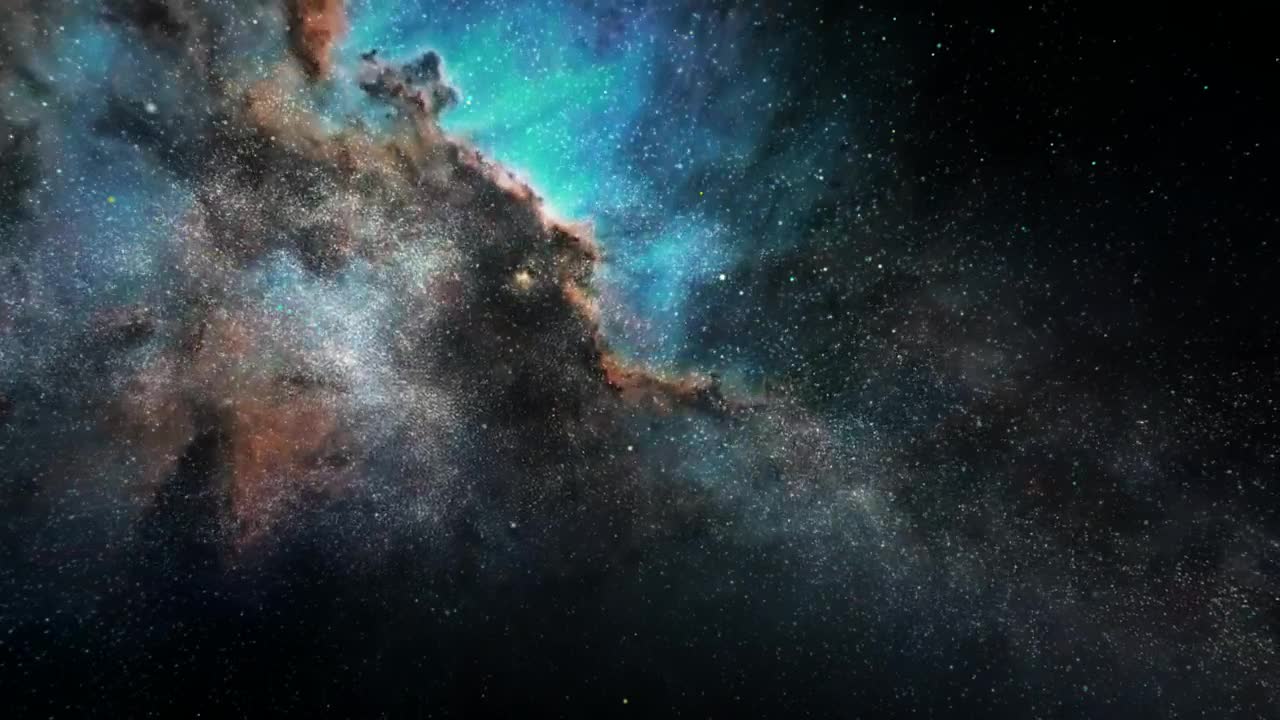 Impressive space nebula