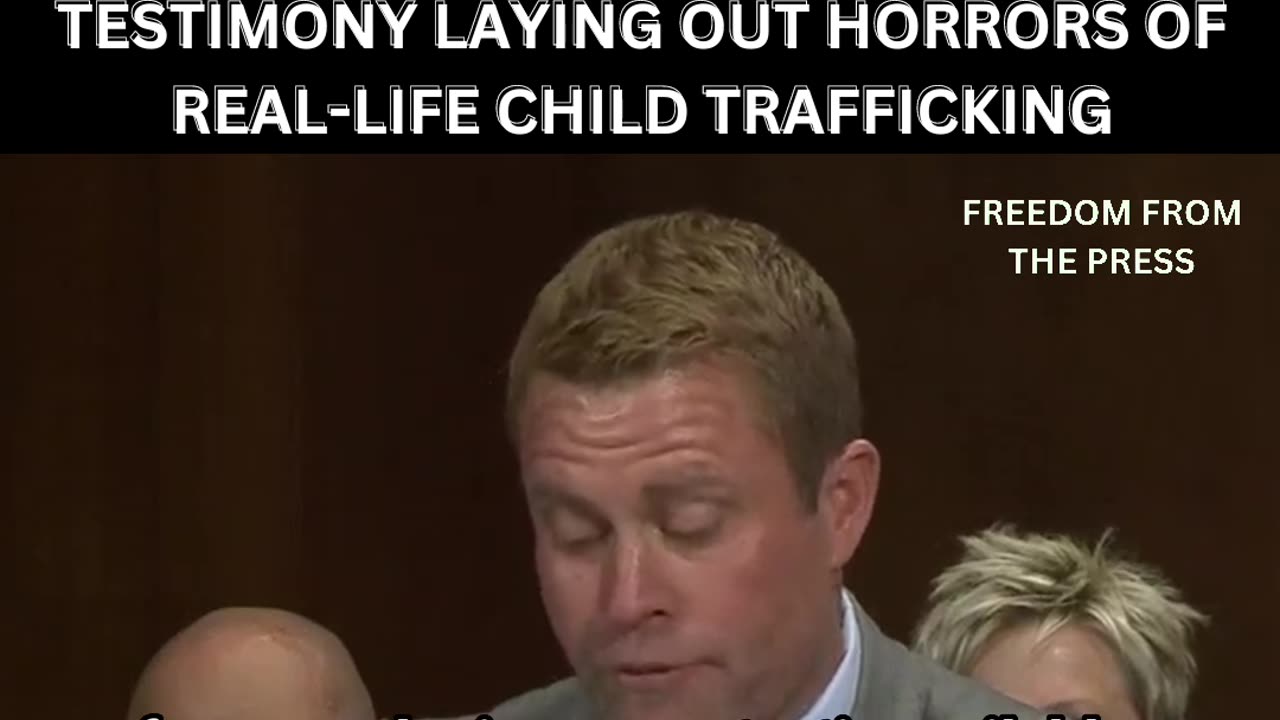 Powerful Testimony from Tim Ballard about Child Trafficking.