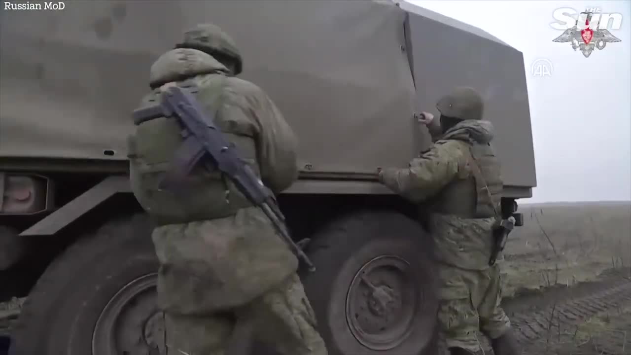 Russian conscripts fire rockets and rifles during military training in Rostov