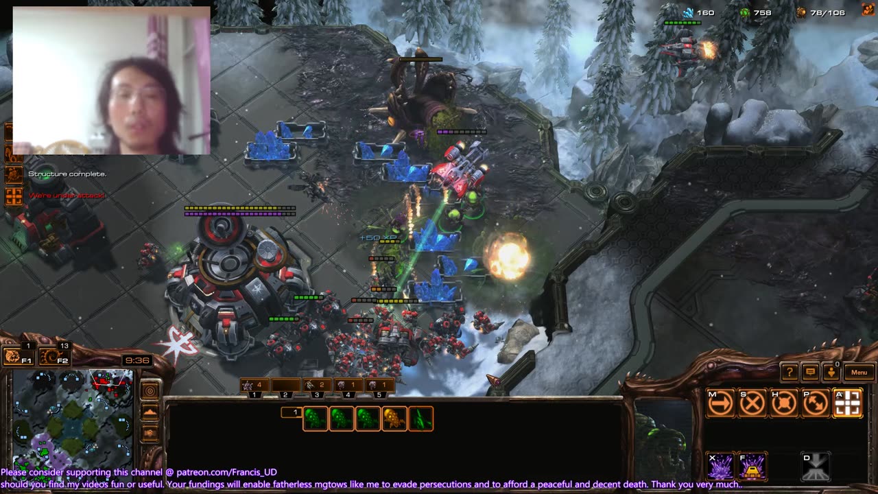 sc2 zvt on altitude got mauled by mass marines& mass vikings jibai..